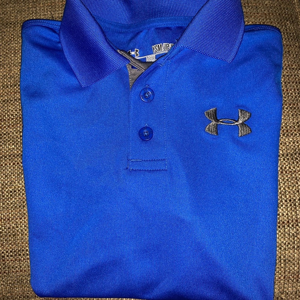 Under Armour Boys Collar Shirt Size Small